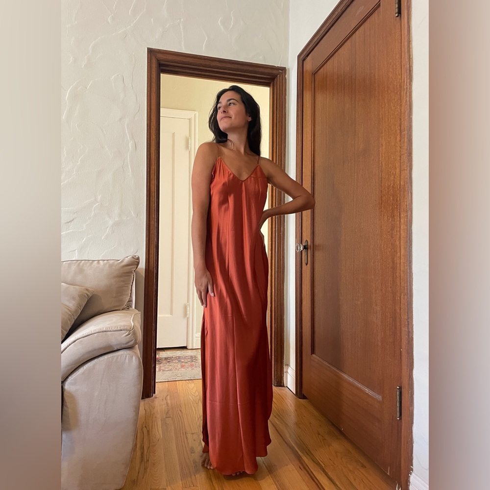 Banana republic silk slip dress